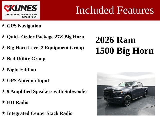 2026 RAM 1500 BIG HORN/LONE STAR photo 3