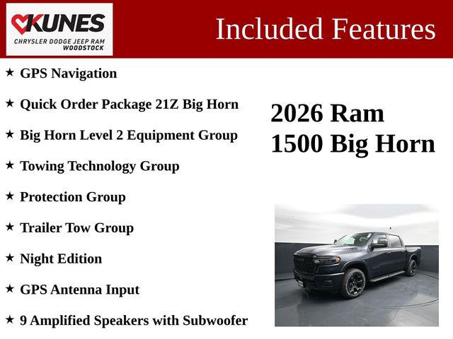 2026 RAM 1500 BIG HORN/LONE STAR — фото 3