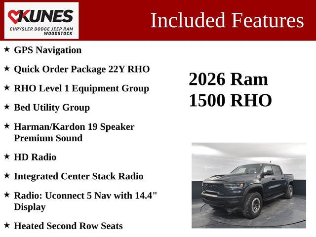 2026 RAM 1500 RHO CREW CAB 4X4 5'7' BOX 照片 3