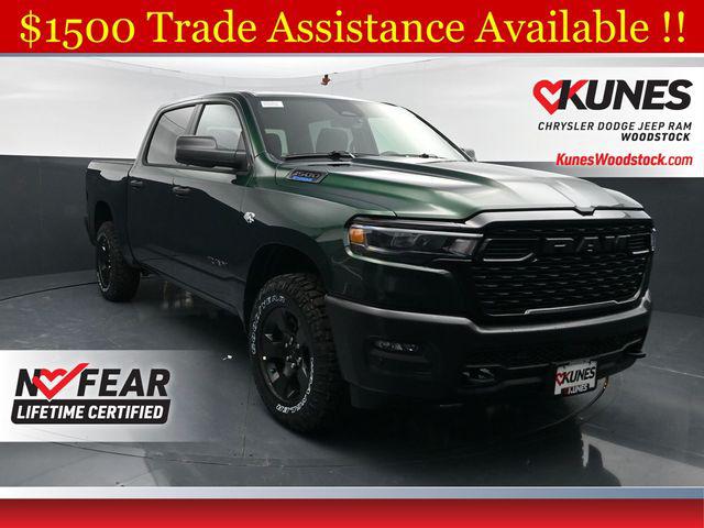 New 2026 RAM 1500 Warlock Crew Cab 4x4 5'7' Box