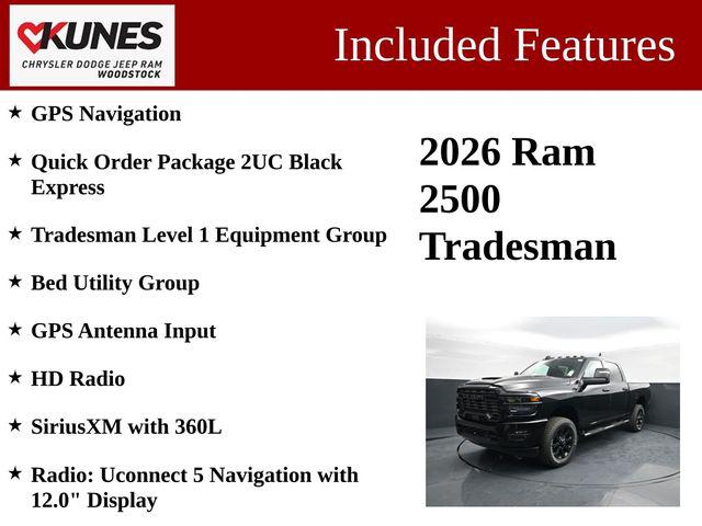 2026 RAM 2500 BLACK EXPRESS CREW CAB 4X4 6'4' BOX 照片 3
