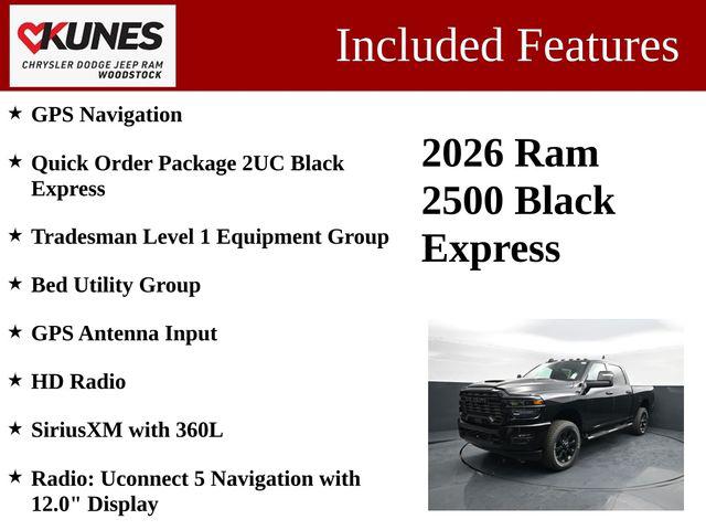 2026 RAM 2500 BLACK EXPRESS CREW CAB 4X4 6'4' BOX 照片 3