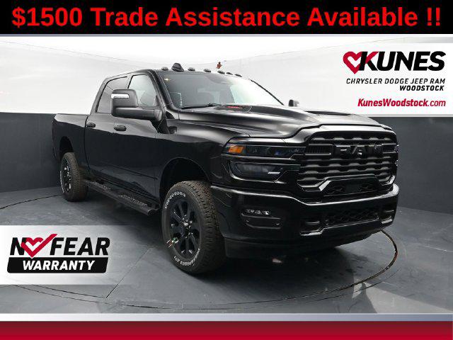 New 2026 RAM 2500 Black Express Crew Cab 4x4 6'4' Box