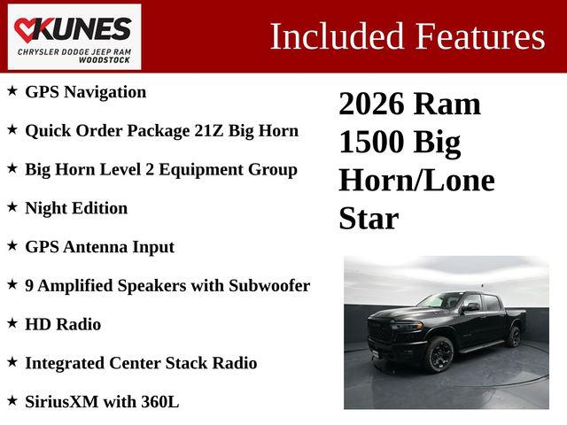 2026 RAM 1500 BIG HORN/LONE STAR photo 3