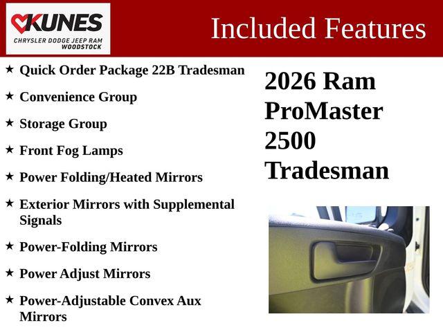 صورة 3 لـ 2026 RAM PROMASTER 2500 TRADESMAN