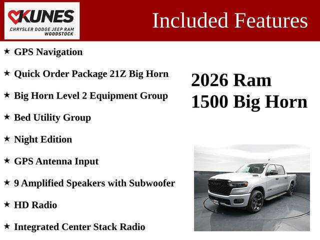 2026 RAM 1500 BIG HORN/LONE STAR — фото 3