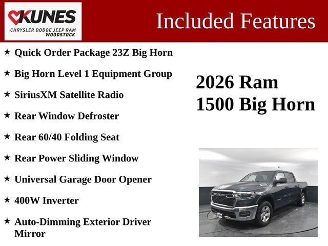 2026 RAM 1500 BIG HORN/LONE STAR — фото 3
