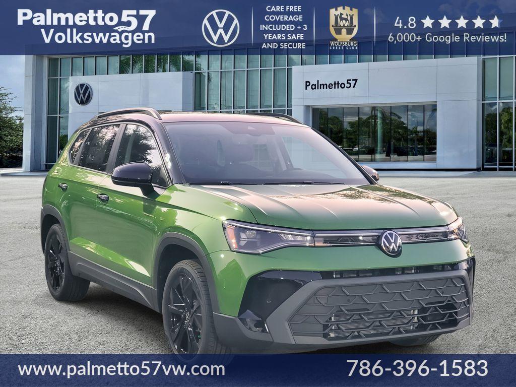 New 2025 Volkswagen Taos 1.5T SE Black