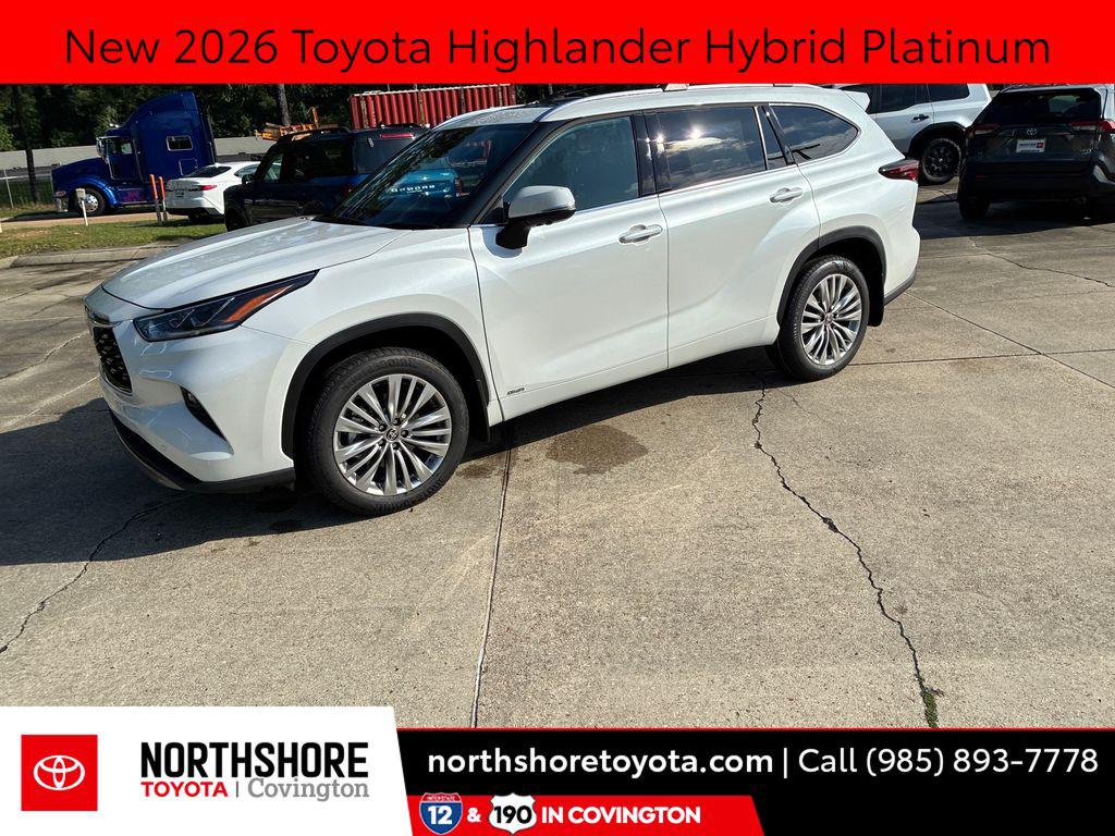 New 2026 Toyota Highlander Hybrid Platinum