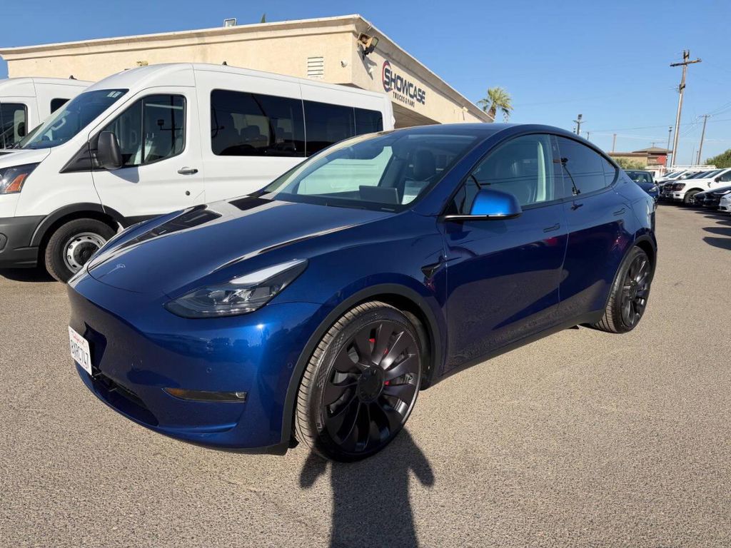 2021 Tesla MODEL Y PERFORMANCE DUAL MOTOR ALL-WHEEL DRIVE 照片 4