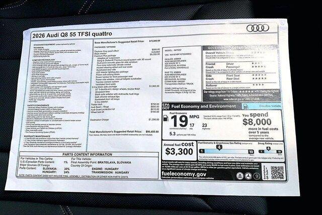 صورة مصغرة 14 لـ 2026 AUDI Q8 55 PREMIUM PLUS