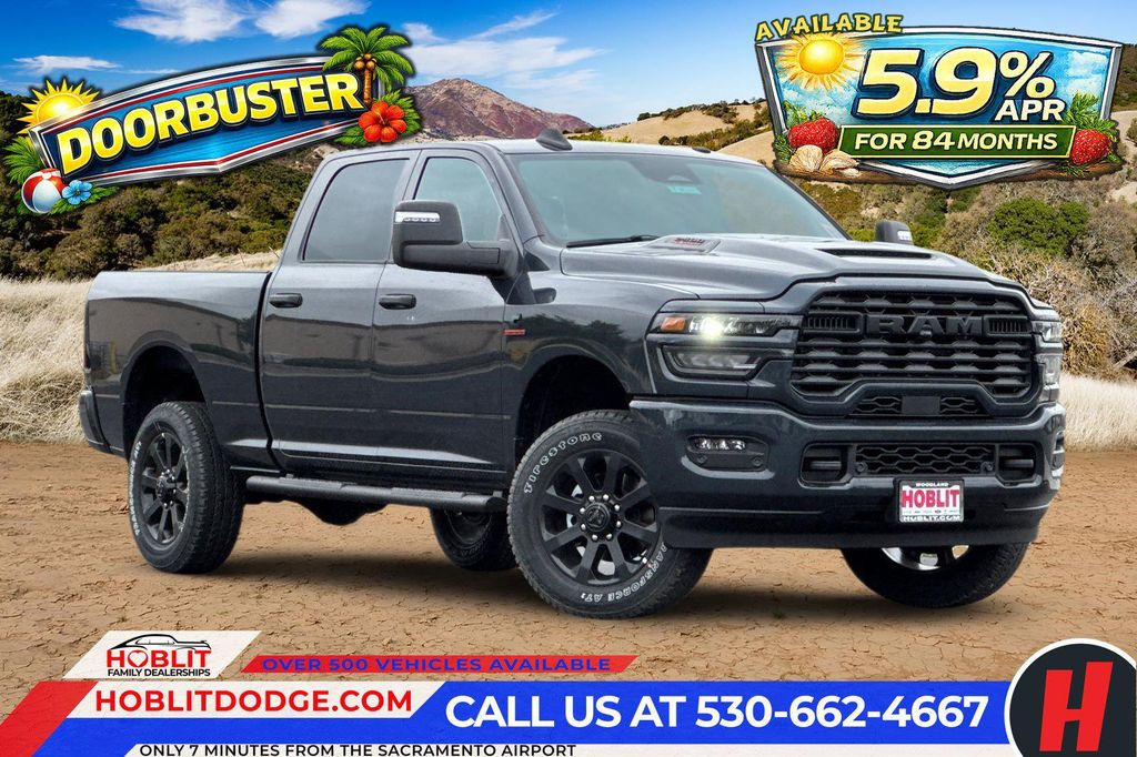 New 2026 RAM 2500 Black Express Crew Cab 4x4 6'4' Box