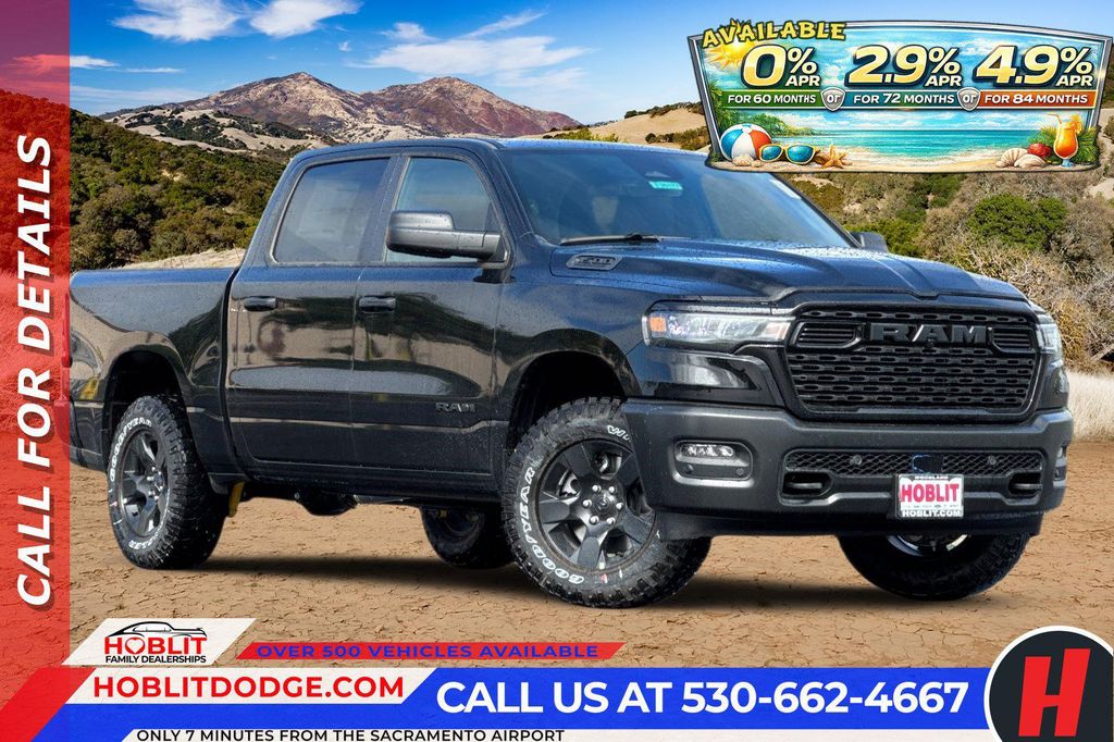 New 2026 RAM 1500 Warlock Crew Cab 4x4 5'7' Box