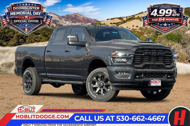New 2026 RAM 2500 Black Express Crew Cab 4x4 6'4' Box