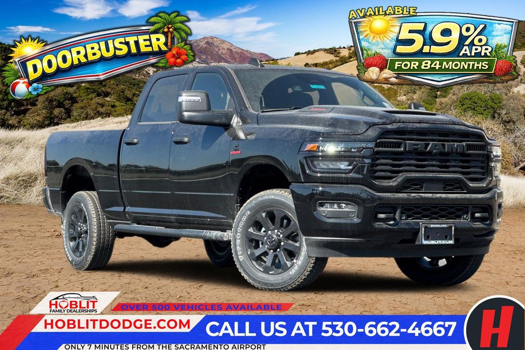 New 2026 RAM 2500 Black Express Crew Cab 4x4 6'4' Box