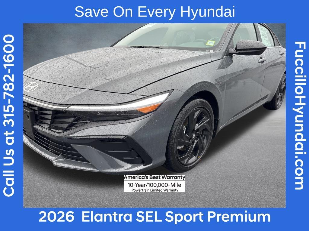 New 2026 Hyundai ELANTRA SEL SPORT PREMIUM