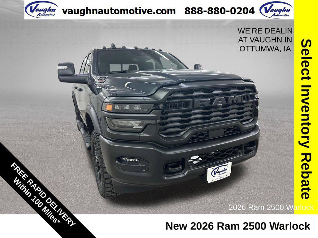 New 2026 RAM 2500 Warlock Crew Cab 4x4 6'4' Box