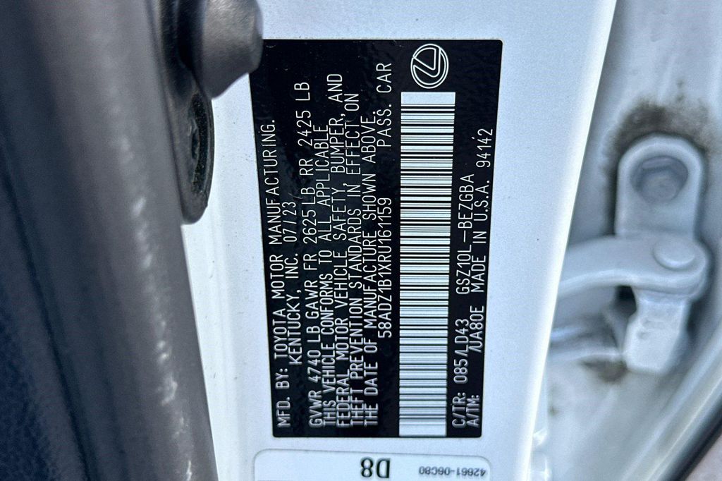 2024 Lexus ES 350 BASE — миниатюра 26