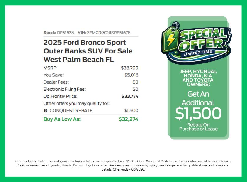 FORD BRONCO SPORT OUTER BANKS - 4