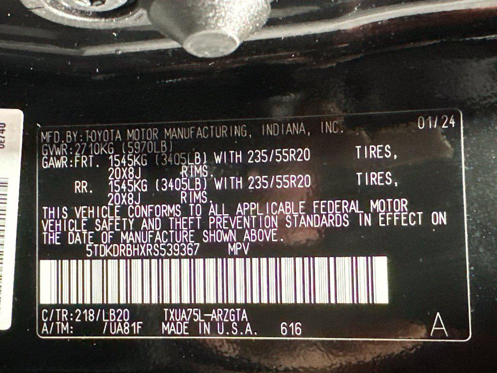 2024 Toyota HIGHLANDER LIMITED thumbnail 43