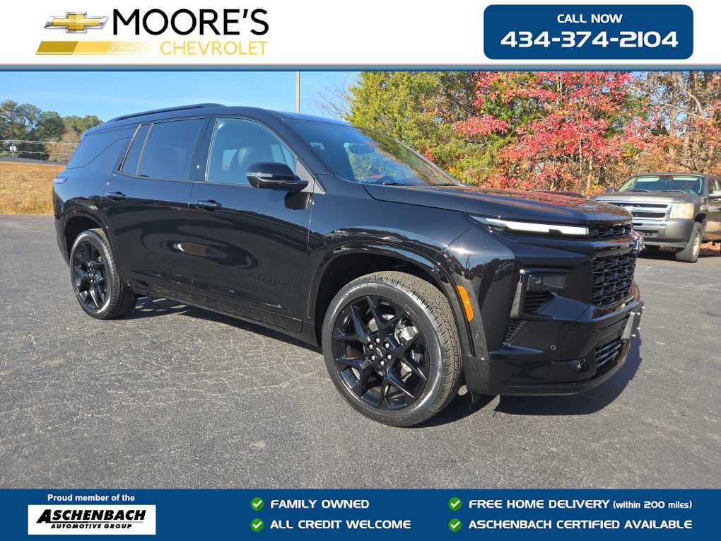 New 2026 Chevrolet Traverse RS