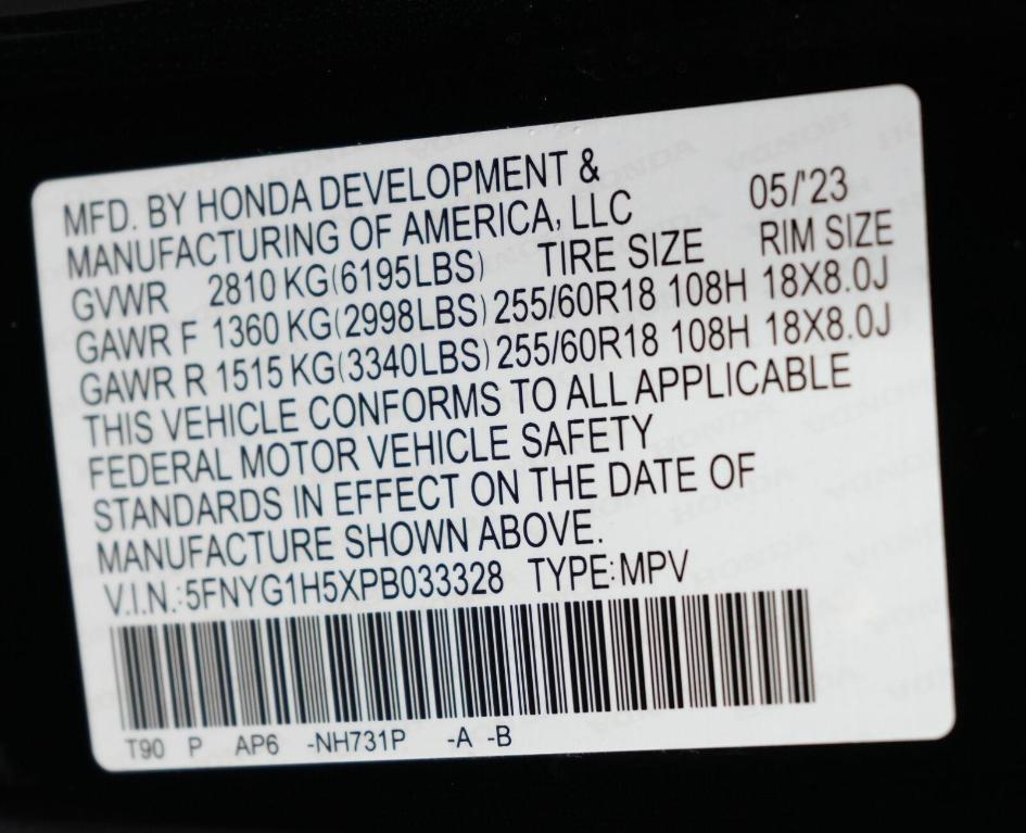 2023 Honda PILOT EX-L 7-PASSENGER 照片 31