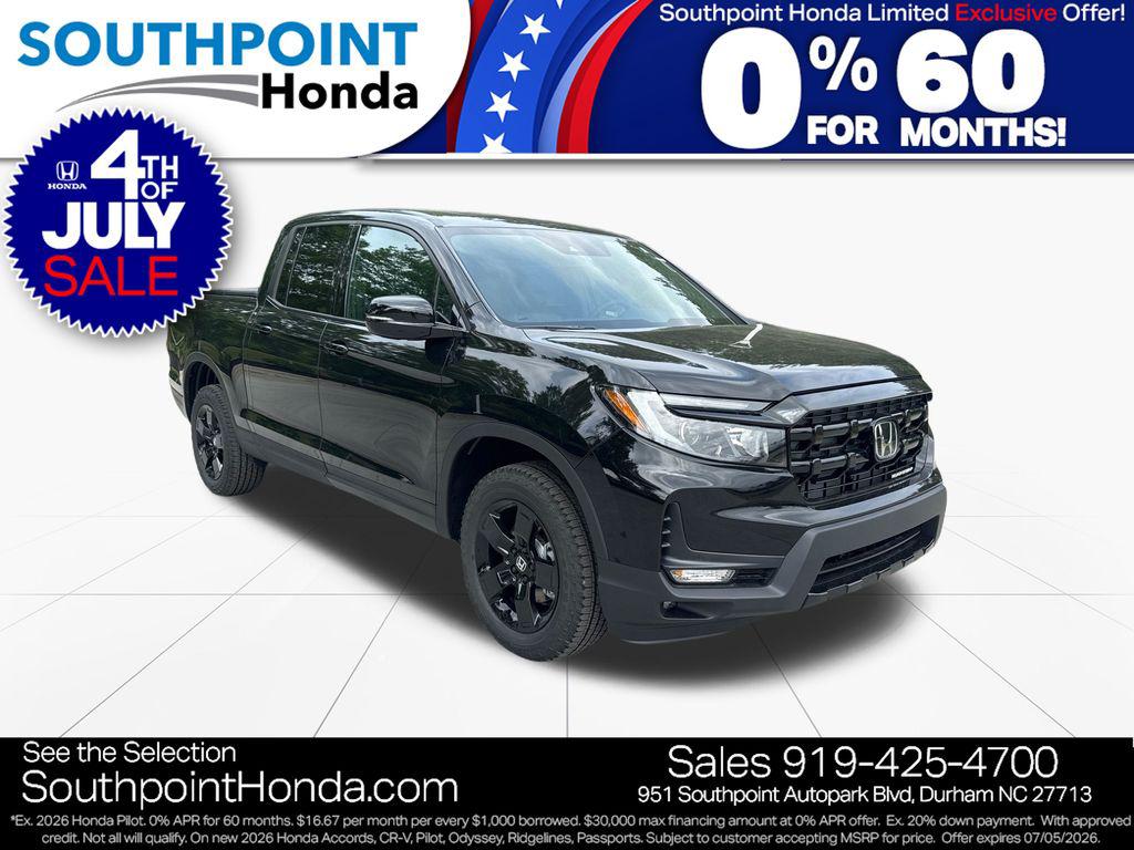 New 2026 Honda Ridgeline Black