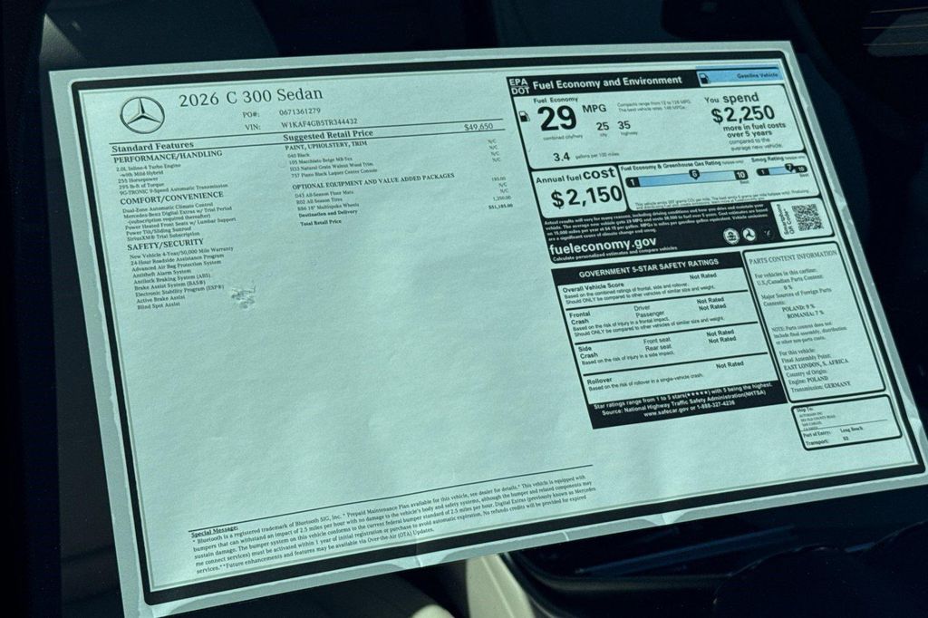 2026 Mercedes-BENZ C-CLASS — миниатюра 28