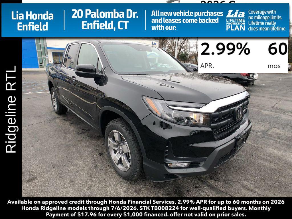 New 2026 Honda Ridgeline RTL