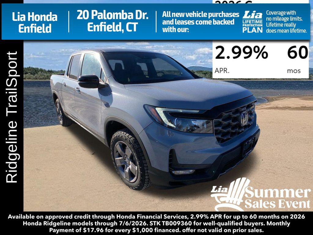 New 2026 Honda Ridgeline TrailSport
