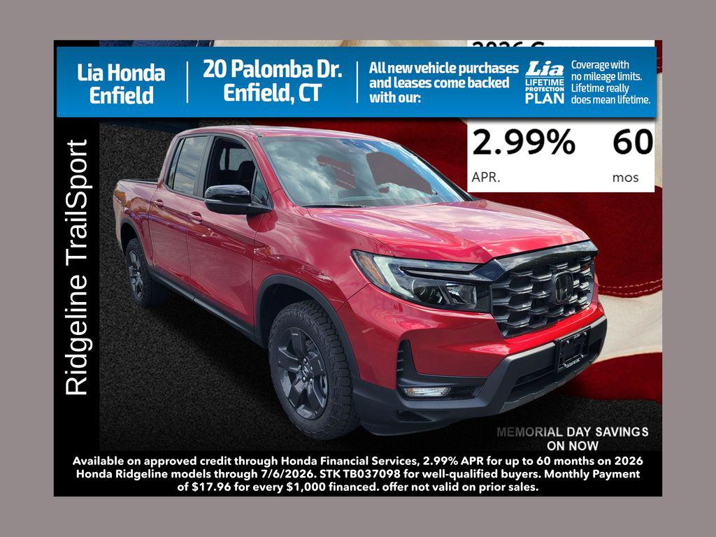 New 2026 Honda Ridgeline TrailSport
