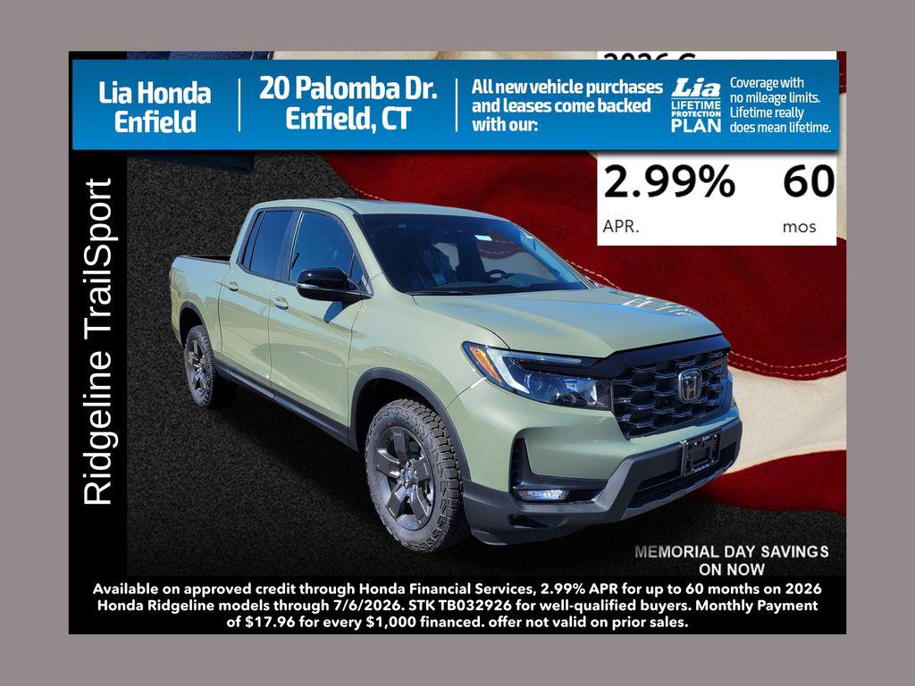 New 2026 Honda Ridgeline TrailSport