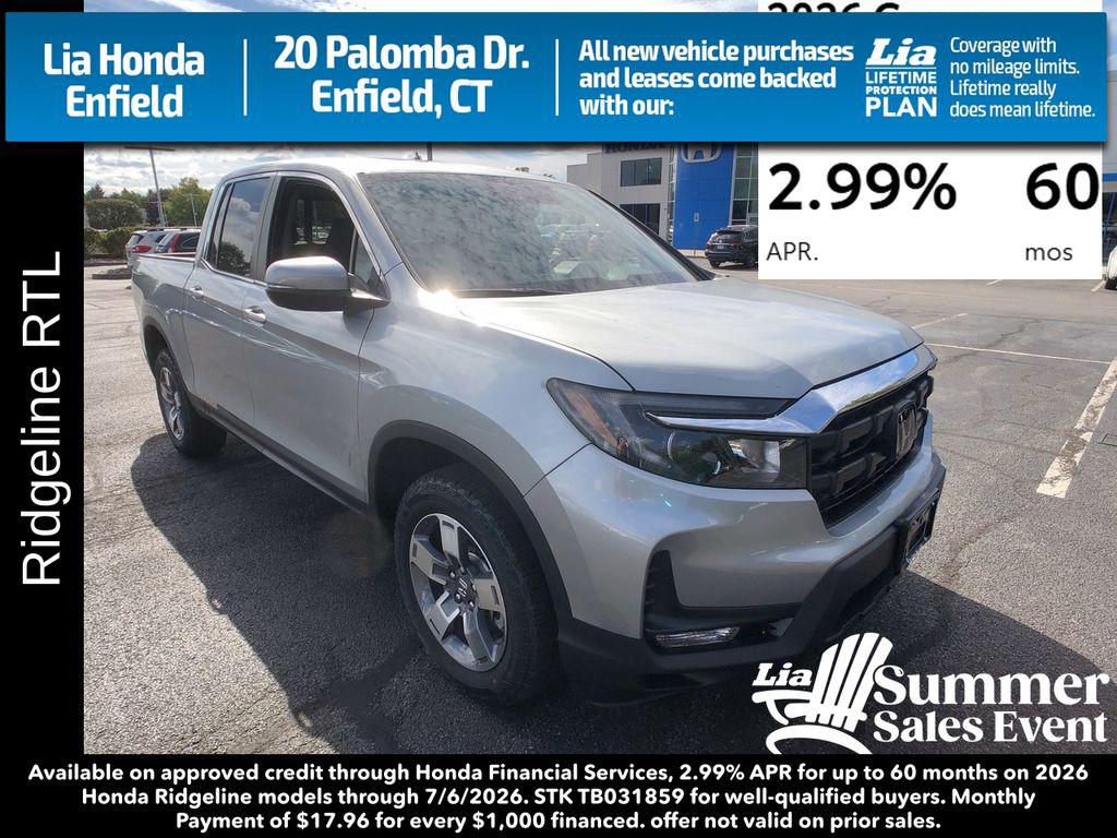New 2026 Honda Ridgeline RTL