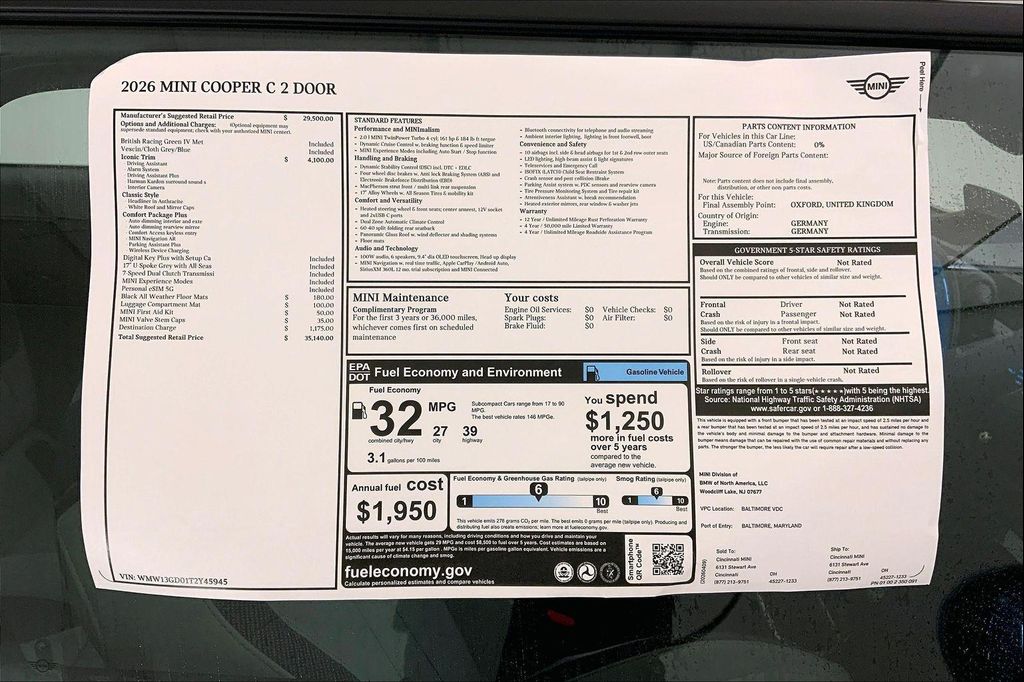 2026 MINI HARDTOP COOPER 缩略图 11