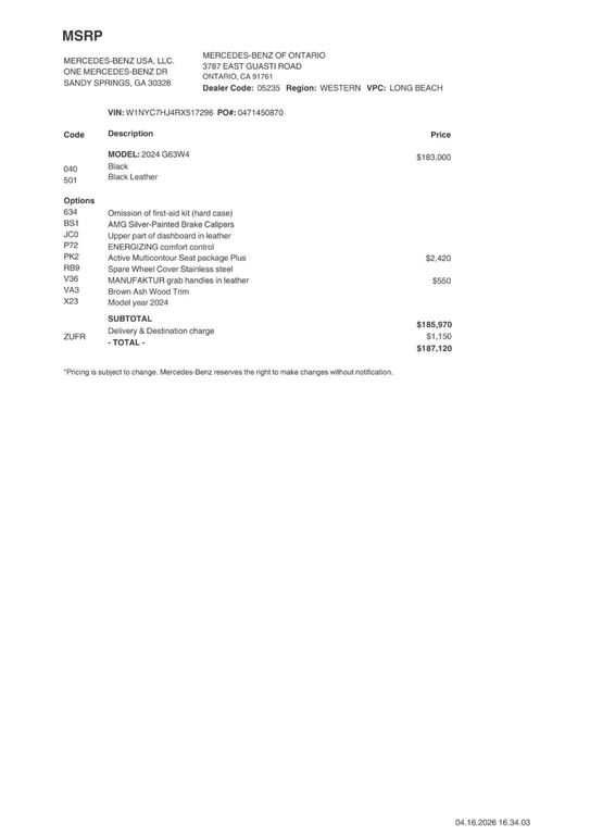 MERCEDES-BENZ G-CLASS - 2