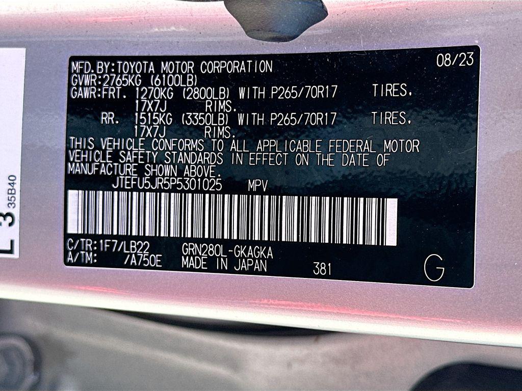 2023 Toyota 4RUNNER SR5 PREMIUM 缩略图 32