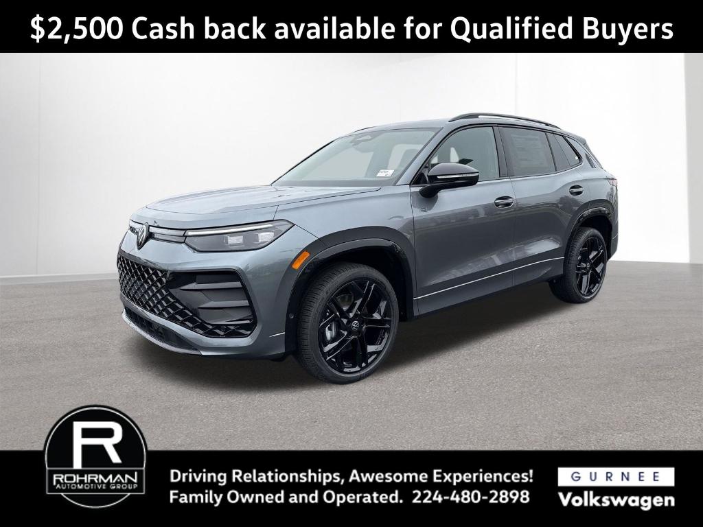New 2026 Volkswagen Tiguan 2.0T SE R-Line Black