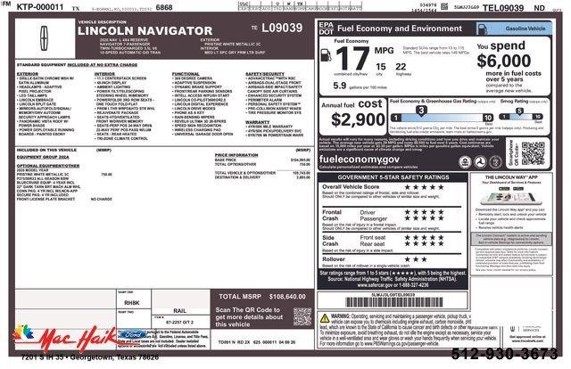 New 2026 Lincoln Navigator L Reserve
