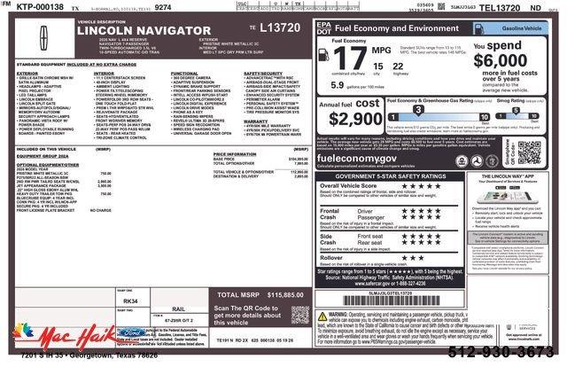 New 2026 Lincoln Navigator L Reserve