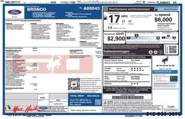 New 2026 Ford Bronco Outer Banks