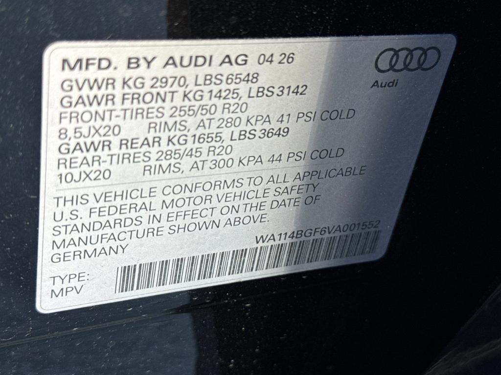 2027 AUDI Q6 E-TRON PREMIUM 缩略图 28