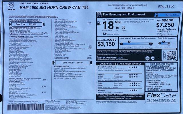 2026 RAM 1500 BIG HORN/LONE STAR thumbnail 26
