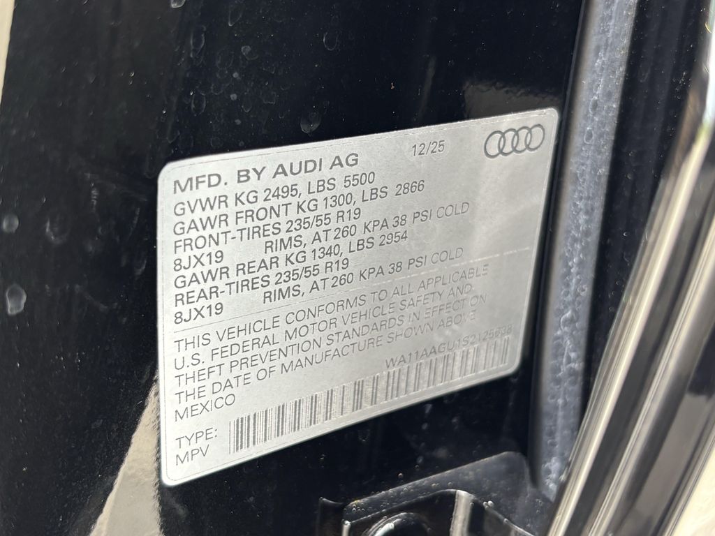 2025 AUDI Q5 PREMIUM TFSI QUATTRO S TRONIC — миниатюра 34