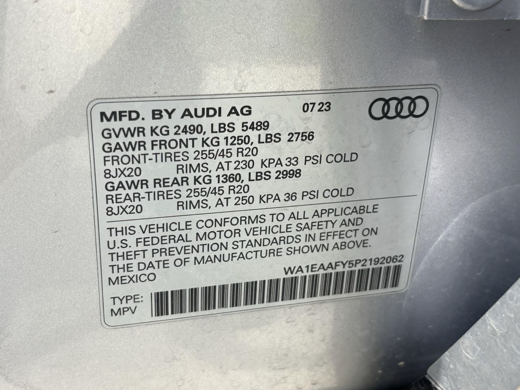 2023 AUDI Q5 45 S LINE PREMIUM PLUS — миниатюра 37