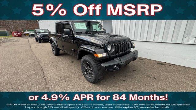 New 2026 Jeep Gladiator Sport