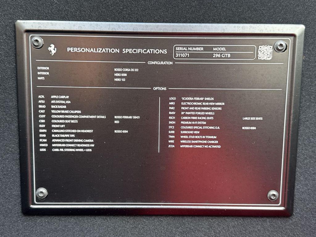 2024 Ferrari 296 GTB BASE — миниатюра 25