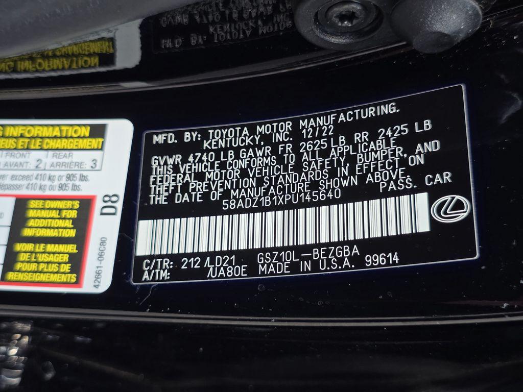 2023 Lexus ES 350 BASE thumbnail 15