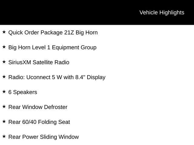 New 2026 RAM 1500 Big Horn/Lone Star