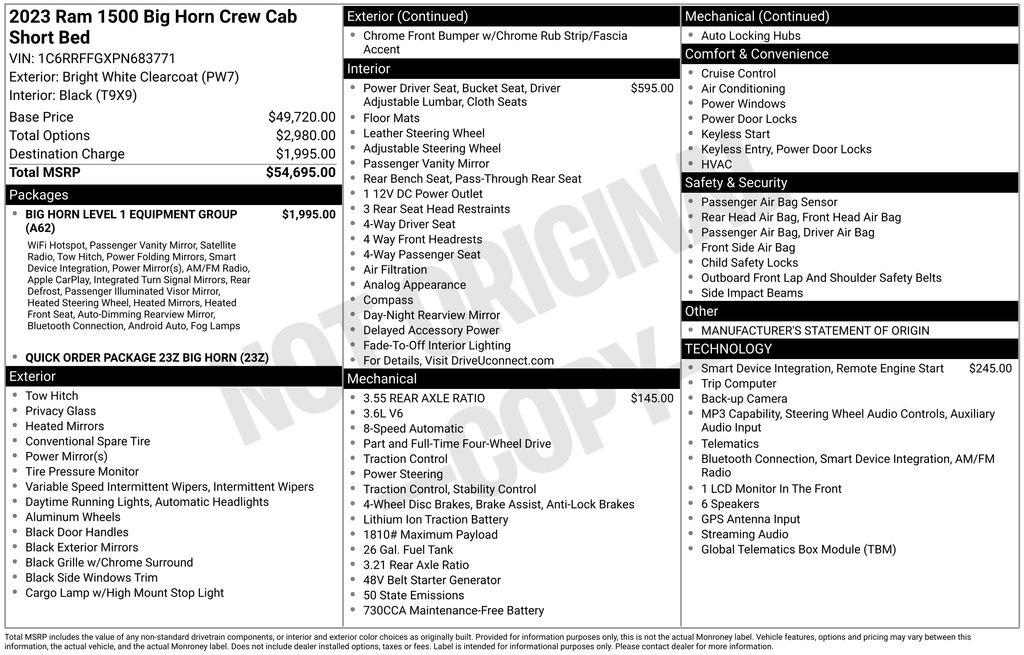 2023 RAM 1500 BIG HORN/LONE STAR thumbnail 41
