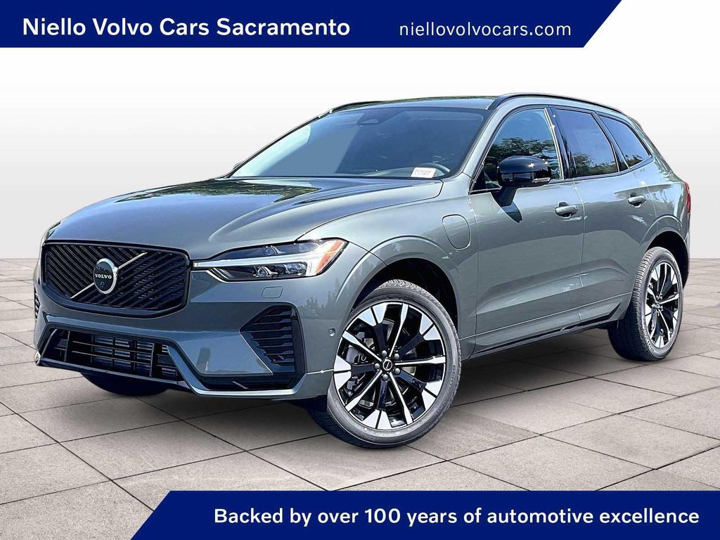 New 2026 Volvo XC60 Plug-In Hybrid Plus, T8 AWD Electric/Gasoline, Dark